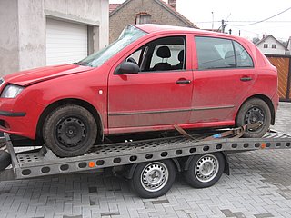 vrakoviště Škoda Fabia